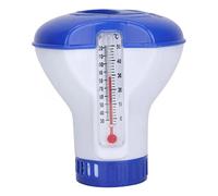 Distributeur de chlore de piscine Thermomètre bain flottant pour bébé Support comprimés Distributeur flottant piscine Thermomètre fl