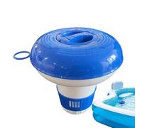 Distributeur De Chlore Flottant, Distributeur De Chlore Flottant pour Piscine, Flotteur Piscine Chlores, Diffuseur Chlores pour Piscine pour Piscine À Pattes, Spa, Baignoire.