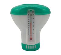 Distributeur de chlore flottant pour piscine - Grande capacité - Flotteur de chlore avec thermomètres - Flotteur chimique pour piscine