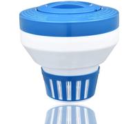 Distributeur de Chlore Flottant pour Piscine, Spa, Chlore et Brome, Compatible avec tablettes Chimiques de 7,5 cm