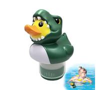 Distributeur de Chlore Flottant pour Piscines, Support Multifonction pour Tablette de Chlore Accessoire Nettoyage Mignon Dessin Animé pour Nettoyage des Piscines ou Hot Tubs Spa, 12.5x11cm