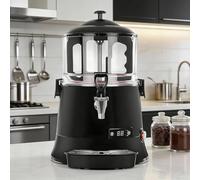 Distributeur de chocolat chaud commercial, chauffe-boissons électrique 600 W avec chauffage et agitation continus, capacité de 10 L, idéal pour le chocolat, le café, le thé au lait, les cafés