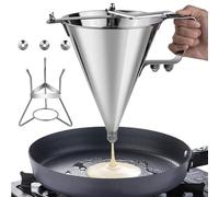 Distributeur de chocolat - Outil de versement durable en acier inoxydable, capacité 1,8 L, atelier culinaire pratique pour crêpes, muffins et gâteaux | Restaurant Buffet Atelier de cuisine Case