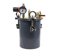 Distributeur de colle haute pression en acier au carbone 1 L 20 L avec valve de sécurité et jauge de pression d'air Kit complet pour peintures, adhésifs et solutions de stockage