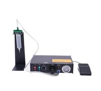 Distributeur De Colle Semi-automatique En Métal 982, Intervalle 0,1 À 9, S, Tension 12-24 V CC, For L'électronique Et Les Bijoux éGouttement PréCis