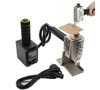 Distributeur de colle thermofusible 150W, machine de collage à rouleaux chauffants for tissus, emballages et articles en cuir, machine d'application de colle thermofusible(50ml-8mm)