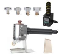 Distributeur de colle thermofusible à pousser à la main, température réglable de 50 à 220 ℃ avec affichage numérique, idéal pour l'emballage en cuir et une utilisation commerciale