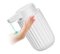 Distributeur de comptoir Rechargeable à Pompe à Savon avec accès Large pour Recharge sur Le Dessus pour Salle de Bain ou évier de Cuisine Placement à Usage Domestique Pompe à Savon sans Lavage