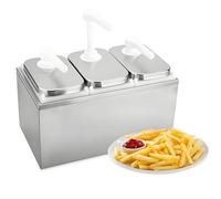 Distributeur de condiments avec base amovible pour l'organisation de la cuisine