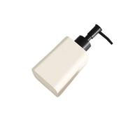 Distributeur de conditionneur Distributeur De Savon en Travertin Élégant ; Bouteille Lotion Style Hôtel Luxe Flacon Pompe Vide for Shampoing Et Nettoyant for Le Corps(Blanc)