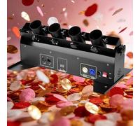 Distributeur de confettis électrique professionnel, machine à confettis pour effets scéniques, idéale pour les mariages, les discothèques, les clubs, les scènes et les fêtes.