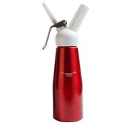 Distributeur de crème 500 ml, siphon à crème professionnel en aluminium avec 3 buses pour chantilly, crèmes et sauces YYV