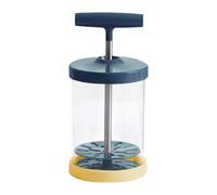 Distributeur de crème portable - Machine à crème fouettée manuelle en acier inoxydable, outil à poignée ergonomique | Accessoire de cuisson de cuisine pour mousse, garniture de café, décoration de pât