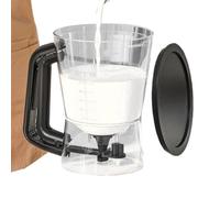 Distributeur De Crêpes - Distributeur De Pâte, Shaker Portatif En Forme D'entonnoir De 1 L | Dstributeur De Gâteaux Avec Support Pour Sauce, Sirop, Huile, Condiments, Crème, Vinaigrette, Salade, Cuis