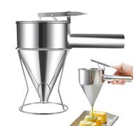 Distributeur de crêpes : tarif en acier inoxydable pour, distributeur manuel pour cupcakes, appareils de cuisine pour desserts | Distributeur de crêpes, outil amovible avec