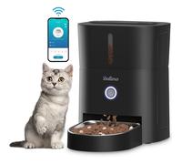 Distributeur de Croquettes Automatique - BALIMO - 3L - WiFi 2.4G - 10 Repas/Jour - Noir