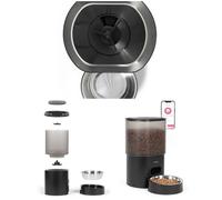 Distributeur de croquettes automatique - TUYA - 3L - Compatible iOS/Android - Programmable - Noir