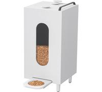 Distributeur de croquettes blanc 20L chat chien Distributeur automatique de nourriture avec bol 10208