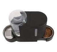 Distributeur de croquettes et d'eau M.PETS DUPLO 1,3kg/3L - 40x16.2x29.1 cm - Noir Noir G