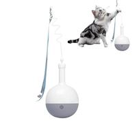 Distributeur de Croquettes pour Chat - Stimulant et Éducatif pour Repas | Balle Automatique Anti-Ennui pour Chaton d'Intérieur - Stimulation Exercice Intérieur Extérieur Anti Ennui pour Chats