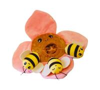 Distributeur de Croquettes pour Chien | Distributeur de Friandises Couineur en Peluche | Jouet d'Enrichissement Canin | Pour Stimuler et Encourager les Compétences Naturelles de Recherche de