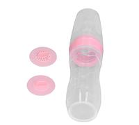 Distributeur de Cuillères pour bébé, Silicone de qualité Alimentaire, Coordination œil-main, Multi-usages en Silicone Rose avec Accessoires pour nouveau-né pour la Maison
