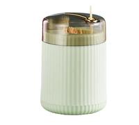 Distributeur de Cure-dents, Design Innovant, pour la Maison, le Bureau, les Voyages, Plastique Compact (vert clair)