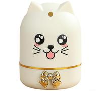 Distributeur de cure-dents en forme de lapin avec presse automatique pour un accès hygiénique et pratique à un cure-dents (jeune chat)