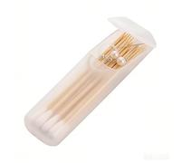 Distributeur de cure-dents - Lot de 4 récipients fins de voyage pour cure-dents - Boîte portable pour fil dentaire - Pour appartement, maison, spa, toilette, salle de bain, voiture