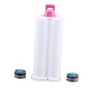 Distributeur de cylindre adhésif portable de 50 ml avec double composant et pointe de mélange, idéal pour les dents artisanales, la construction - Distributeur d'adhésif époxy abdominal
