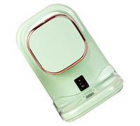 Distributeur de Dentifrice Compact Électrique USB Automatique | Plastique Vert, sans Perçage pour Logement Loué Cuisine, Convient Tubes