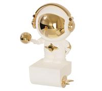 Distributeur de Dentifrice - Design Astronaute - avec Fonction d'aspiration - Robuste - Montage Mural - pour la Maison, la Salle de Bain, Le lavabo, Les crèmes et Les cosmétiques