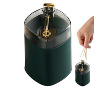 Distributeur de -dents | Boîte de beurre à dents Capacité en bois : conteneur de stockage de stockage Réservoir d'éjection automatique Boîte de table portable Accessoires