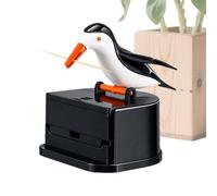 Distributeur de -dents et décoratif, boîte de rangement pour | Porte-cure-dents pour comptoir, cuisine, vacances, réunion, maison, table à manger, café, ventre blanc et ailes noires