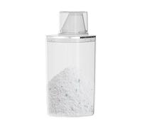 Distributeur de détergent à lessive, boîte de rangement en forme de U, boîte de rangement pour lessive en poudre, transparent pour lessive en poudre