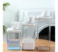 Distributeur De Détergent À Lessive, Bouteille De Détergent Rechargeable Avec Bouchon, Sous-bouteilles De Lotion Vides Étanches, Récipient Supplémentaire, Bouteille De Liquide De Voyage Pour Buanderie