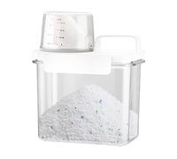 Distributeur de détergent à lessive - Bouteille de rangement de 30 cm | Récipient en PVC - Porte-liquide étanche à l'air avec échelle de mesure et joint en silicone pour adoucisseur de savon à lessive