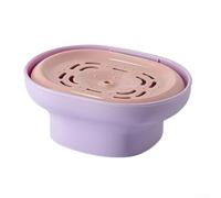 Distributeur de détergent à lessive et vaisselle en plastique ABS avec pompe anti-fuite et forme compacte fonctionnelle (violet)