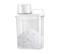 Distributeur De Détergent À Lessive - Récipient Hermétique En PVC, Stockage De Liquide Transparent, Conception Durable Avec Tasse Facile À Mesurer Et Protection Contre Les Fuites | Stockage De Blanchi