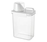 Distributeur de détergent à lessive : réservoir de stockage anti-odeur, récipient résistant à l'humidité | Tasse à mesurer transparente pour riz, céréales, haricots, H