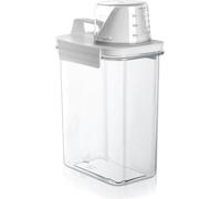 Distributeur de détergent gradué scellé,2300 ML Distributeur de Lessive Hermétique avec Verre Doseur,Distributeur lessive Liquide,Récipient pour Lessive,pour,Lessives Liquides,Poudre