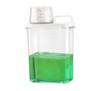 Distributeur de détergent pour buanderie - Conteneur à linge liquide hermétique en PVC 1100 ml 1800 2300 ml | Tasse à mesurer transparente incluse, pour l'organisation de l'adoucissant