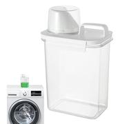 Distributeur de détergent, récipient booster de parfum, tasse à mesurer pour linge, bouteille de rangement résistante à l'humidité pour décoration de buanderie, organisation de riz, céréales, haricots