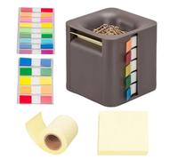 Distributeur de disques Gluey multicolores et bloc propriétaire de clips pour l ' organisation du bureau, stockage d ' extensions, ajout de bureau en polystyrène ABS
