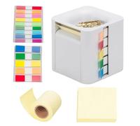 Distributeur de disques Gluey multicolores et bloc propriétaire de clips pour l ' organisation du bureau, stockage d ' extensions, ajout de bureau en polystyrène ABS