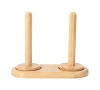 Distributeur de fil à broder - Porte-fil à double couche avec support en bois - Système de rangement robuste - Pour couture, crochet, tricot, bricolage - Pour débutants, salle de loisirs, bricolage