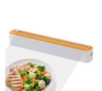 Distributeur De Film Alimentaire Avec Cutter - Accessoire De Cuisine Pratique, Coupe-Film Précis Et Facile | Support Aimanté Polyvalent Pour Papier Cuisson, Rangement Film Étirable, Feuilles Aluminium