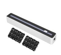 Distributeur de film alimentaire avec cutter, dérouleur multifonction pour papier d'aluminium, organisateur de cuisine peu encombrant avec coupe-film caché, pour la maison et le restaurant (36 x 5 x