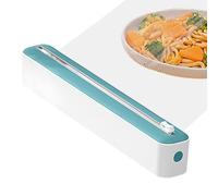 Distributeur de film cling avec cutter, découpeur de feuille d'aluminium réglable, boîte de découpe de cuisine Distributeur manuel rapide pour papier de cuisson de film alimentaire