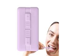 Distributeur De Fils Dentaires -Philodentaire, Étui De Sélection De Fil De Voyage Magnétique Automatique | Distributeur De Fil Portable, Un Conteneur Transparent Pour Un Maximum De 10 Picch